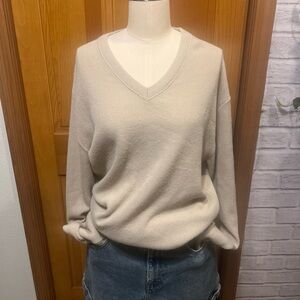 Vintage Christian Dior Men’s V Neck Pullover Sweater l Sz L l Eclectic Grandpa